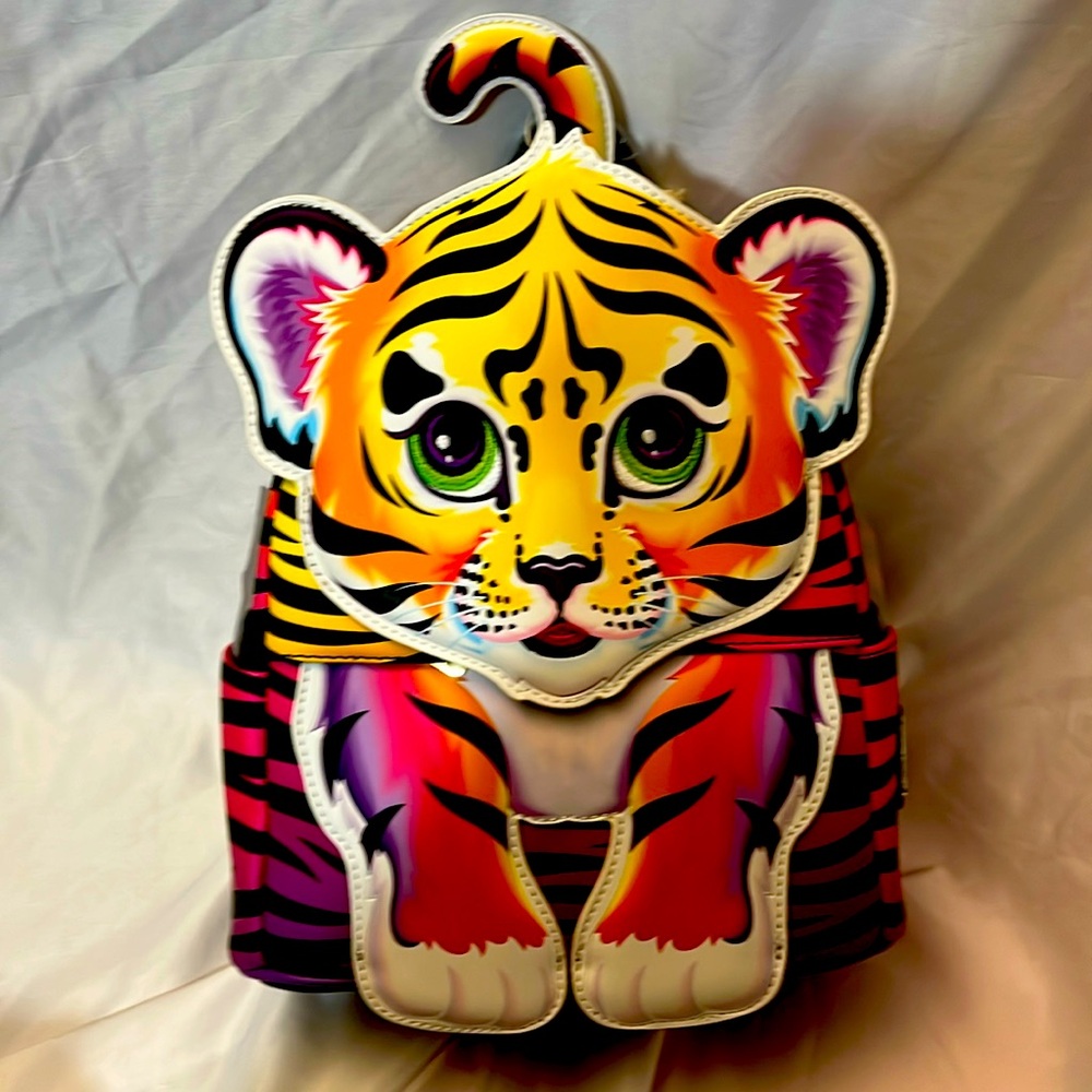 Loungefly Lisa Frank Tiger Mini Backpack NWT